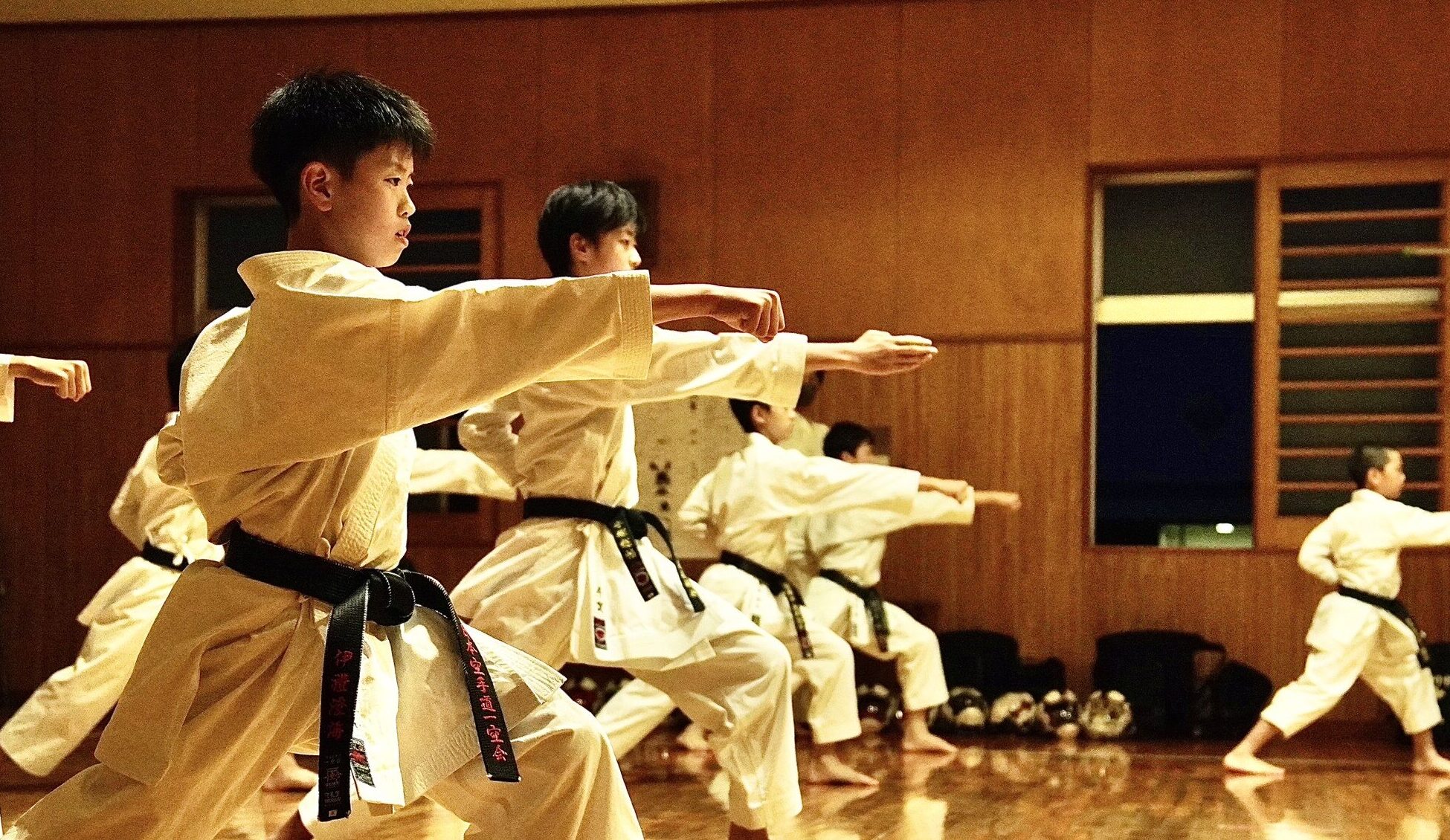 川口市 空手教室 マリン空手クラブ 楽しそうな稽古風景